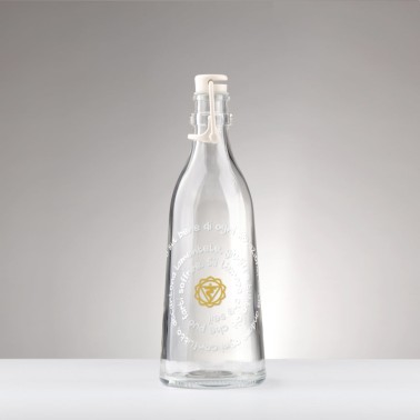 BOTTIGLIA 75 cl TAPPO MECCANICO  FOCUS MANTRA + CHAKRA MANIPURA
